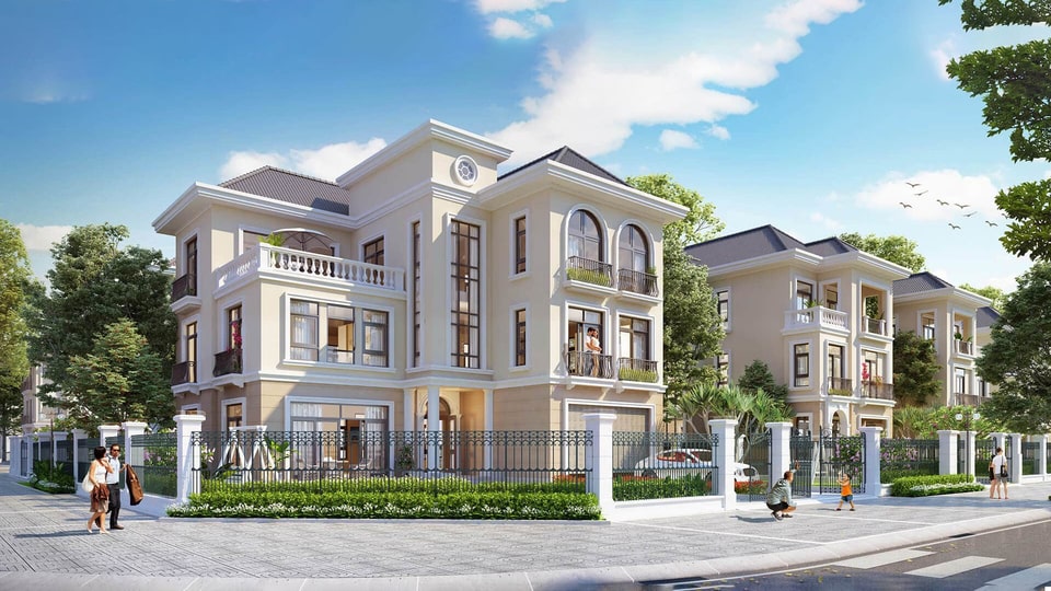 Biệt thự nghỉ dưỡng song lập và đơn lập Vinhomes Làng Vân